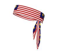 Bandeau imprimé Drapeau de la Malaisie et de la Nouvelle-Zélande, Unisexe, pour Le Fitness, la Course à Pied, Le Tennis, Le Basket-Ball et Le karaté
