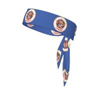 Bandeau imprimé Drapeau de l'État du Minnesota, Drapeau de la Nouvelle-Zélande, Unisexe, Fitness, Sport, Course à Pied, Tennis, Basket-Ball, karaté