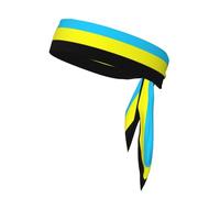 Bandeau imprimé drapeau du sultanat de Burongan - Cravate de karaté ninja - Bandeau athlétique pour entraînement anti-transpiration
