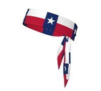 Bandeau imprimé drapeau du Texas, cravate de karaté, bandeau athlétique, anti-transpiration