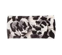 Bandeau imprimé léopard pour, bandeau avec nœud pour bébés | Large bandeau léopard - Bandeau à nœuds doux et extensible pour bébés filles, accessoires de cheveux pour de 0 à 2 ans