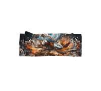 Bandeau imprimé rugby on Fire avec nœuds pour bébé, accessoires pour cheveux doux pour la peau, bandeau délicat pour nouveau-nés, nourrissons et tout-petits