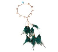 Bandeau indien avec plumes, bandeau tressé bohème Unique pour diverses occasions, Photo de vacances, couvre-chef ethnique