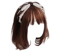 Bandeau japonais en dentelle avec nœud pour cheveux, accessoire pour ami, anniversaire