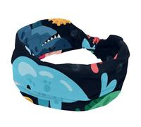 Bandeau large antidérapant pour femme, bandeau d'entraînement, requin, pieuvre, crabe, baleine, hippocampe, poissons, bandeau de sueur, yoga, bandeau noué pour fille et femme