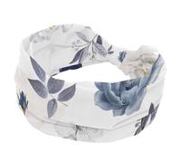 Bandeau large antidérapant pour femme, beau bandeau d'entraînement rose bleue, bandeau élastique pour cheveux, bandeau de sueur, bandeau de yoga noué pour fille et femme