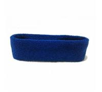 Bandeau large autocollant pour femme - Serviette de yoga, spa, bain, douche, maquillage, lavage du visage - Accessoires de maquillage (bleu foncé)