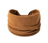 Bandeau Large Cheveux Femme Bande élastique large côté femme Yoga bandeaux couleur unie sport bandeau de cheveux cravate Bandanas bandeau chapeaux Turbans(TM01-6shallow coffee)