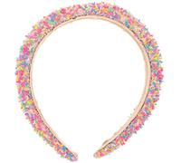 Bandeau Large Coloré pour Femmes, Coton Confortable, Maintien Cheveux | Lavage du Visage et Exercice, Accessoire Polyvalent, Style Candy, Structure Plastique, Usage Quotidien