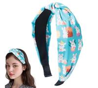 Bandeau large de Pâques, bandeau de Joyeuses Pâques,Bandelarges de Pâques pour femmes - Bandeau de lapin couleurs vives pour les danses, les fêtes, les mariages, les vacances, les rendez-vous les