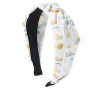 Bandeau large de Pâques, bandeau de Joyeuses Pâques,Décor de bandeaux imprimés noués pour femmes - Accessoires de coiffure au design noué pour les mariages, les vacances, les rendez-vous, les voyages,
