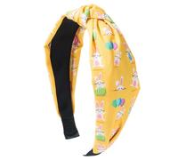 Bandeau large de Pâques, bandeau de Joyeuses Pâques,Décor de bandeaux larges noués pour femmes - Accessoires de coiffure au design noué pour les mariages, les vacances, les rendez-vous, les voyages, l