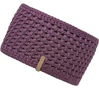 Bandeau large d'hiver - Bandeau chaud avec teneur en laine - Pour femme - Violet - Chillouts Cleo Headband