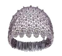 Bandeau large en dentelle élastique, pour femme, élastique, vintage, avec œillets et strass, larges bandeaux en dentelle pour femme, pour cérémonies de mariage et pour la relaxation du temps libre