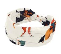 Bandeau large pour femme, bandeau élastique, antidérapant, style cow-boys sauvages avec chevaux, motif rodéo, turban pour entraînement, yoga, sport, course à pied