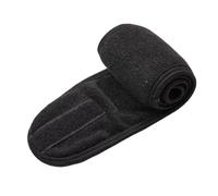 Bandeau large réglable pour femme - Pour yoga, spa, bain, douche, maquillage - Accessoires de maquillage - Noir