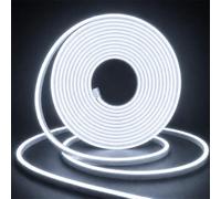 Bandeau LED COB 220V, 3 M Dimmable Bande LED Blanche Froide 6000K, IP65 Étanche Flexible Strip, Bandes à LED Strip Ruban avec Alimentation, pour DIY Chambre, Cuisine, Exterieur Maison Décoration