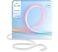 Hue Essential Ruban LED Flex 5 Mètres, RGBIC, Ambiance Vive, Éclairage Intérieur, Installation Facile, Contrôle Via Application et Commande Vocale, Compatible Alexa, Google Assistant et Apple Home