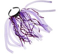 Bandeau LED Tressé Flash pour Fêtes Nocturnes, Clip-on, Pourpre Halloween | Plastique Léger, Deux Modes Lumineux, 6 Lumières à Gauche Droite, Style pour Soirées