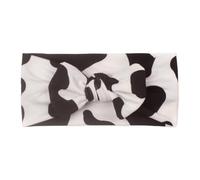 Bandeau léopard pour et bébés - Large bandeau léopard - Bandeau avec nœuds - Doux et extensible - Pour un usage quotidien et la photographie