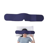 Bandeau lesté pour dormir, bandeau respirant bloquant la lumière - Couvre-yeux double face avec perles et rembourrage en coton | pour Femmes Hommes Voyage Détente Avion Nuit