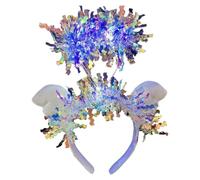 Bandeau lumineux à DEL pour femmes et adolescents pour fêtes et Halloween