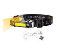Bandeau Lumineux Frontal - Lampe Frontale LED, Lampe Frontale De Randonnée, Lampe Frontale Légère, Phare LED Haute Puissance, Sangle Réglable Pour Le Camping, La Pêche, La Randonnée | Lampe Frontale