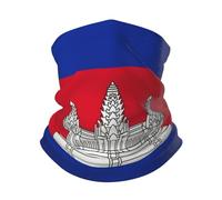 Bandeau Magique Drapeau du Cambodge Élastique Protection du Visage Anti-UV Cache-Cou pour Adulte Homme Cyclisme