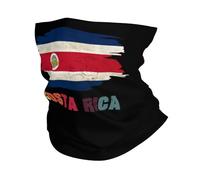 Bandeau Magique Drapeau Rétro du Costa Rica Multi-Usage Echarpe Gaiter Ultra-Douce Écharpe Demi-Visage pour Course À Pied Cyclisme Randonnée