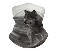 Bandeau Magique Loup sur l'herbe Unisexe Cache-Col Respirant Écharpe Tube pour Moto Vélo Course À Pied