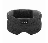 Bandeau/Masque De Sommeil Bluetooth Avec Écouteurs Le Noir