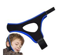 Bandeau Mentonnier Anti-Ronflement, Bandeau Ajustable Anti-Ronchlement, Sangle Mentonnière Légère Et Respirante, Pour Adultes Hommes Femmes Domicile Chambre Nuit Sommeil