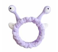 Bandeau moelleux à laver le visage - Yeux d'escargot élastique - Bandeau moelleux pour le maquillage, dessin animé visage lavage de la tête - Accessoire de cheveux mignon pour les exercices de spa