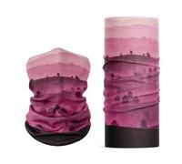 Bandeau multifonction pour le cou, écharpe, bandana, cagoule, masque, bandeau, bandeau, guêtre extensible, pour le sport, le yoga, la course à pied, le cyclisme, la randonnée, Forêt rose, M