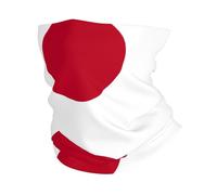 Bandeau Multifonction Sport Imprimé Japon Drapeau Cache Col Cagoule Unisexe sans Couture Haute Élasticité Respirant Séchage Rapide Doux Polyvalent Sport Extérieur Anti UV