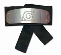 Bandeau - ABYstyle - Naruto Shippuden - Konoha - Tissu 90x5 cm - Plaque métal 12,5x4 cm