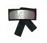 Bandeau - ABYstyle - Naruto Shippuden - Konoha - Tissu 90x5 cm - Plaque métal 12,5x4 cm