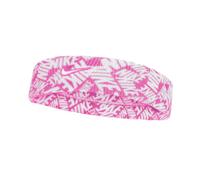 Nike Bandeau DRI-F Swoosh BN1200-638 classique imprimé éponge rose