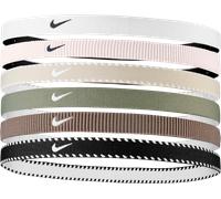 Nike Flex Classic Headbands 6PK Bandes élastiques pour cheveux Sport Army (6 unités)