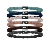Bandeau Nike Flex Hair Tie (x6) Gris TU