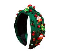 Bandeau Noël | Coiffe élégante en perles - Cerceau décoratif de vacances pour invités d'événements, filles, amateurs de cosplay, réunion de famille, fête de bureau, mariage d'hiver, sortie festive.