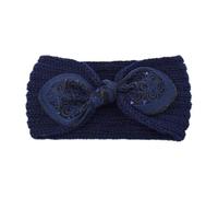 Bandeau noué brodé, bandeau épais, turban élastique au crochet, cache-oreilles, foulard for adultes, accessoires for cheveux d'hiver(Color-13)
