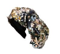 Bandeau noué scintillant à paillettes pour femme fille usage quotidien