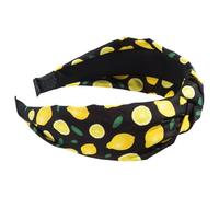 Bandeau noué sur le thème des fruits populaire pour l'école, le travail et la musique, les festivals, les sorties, large en tissu pour femmes, fêtes, accessoire pour cheveux