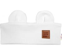 Bandeau nounours avec oreilles pour enfants Fait à la main - blanc, 4-8 ans