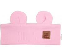 Bandeau nounours avec oreilles pour enfants Fait à la main - rose