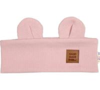 Bandeau nounours avec oreilles pour enfants Fait à la main - rose poudré, 4-8 ans