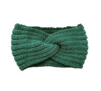 Bandeau Oreille Femme 1 PC Vintage Knitted Twisted Hairband, Warm And Stylish For Autumn And Winter, Perfect For Daily Street Wear(Green)