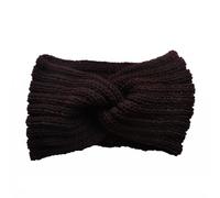 Bandeau Oreille Femme 1 PC Vintage Knitted Twisted Hairband, Warm And Stylish For Autumn And Winter, Perfect For Daily Street Wear(Dark Brown)