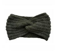 Bandeau Oreille Femme 1 PC Vintage Knitted Twisted Hairband, Warm And Stylish For Autumn And Winter, Perfect For Daily Street Wear(Dark Gray)